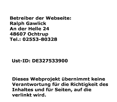 Burma-Katze.com Impressum